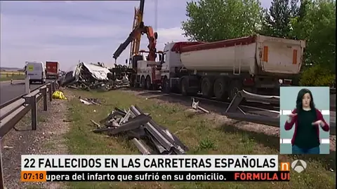 Frame 20.24 de: 22 fallecidos en las carreteras desde el inicio de la operación especial de Semana Santa, que termina el lunes Frame 20.24 de: 22 fallecidos en las carreteras desde el inicio de la operación especial de Semana Santa, que termina el lunes