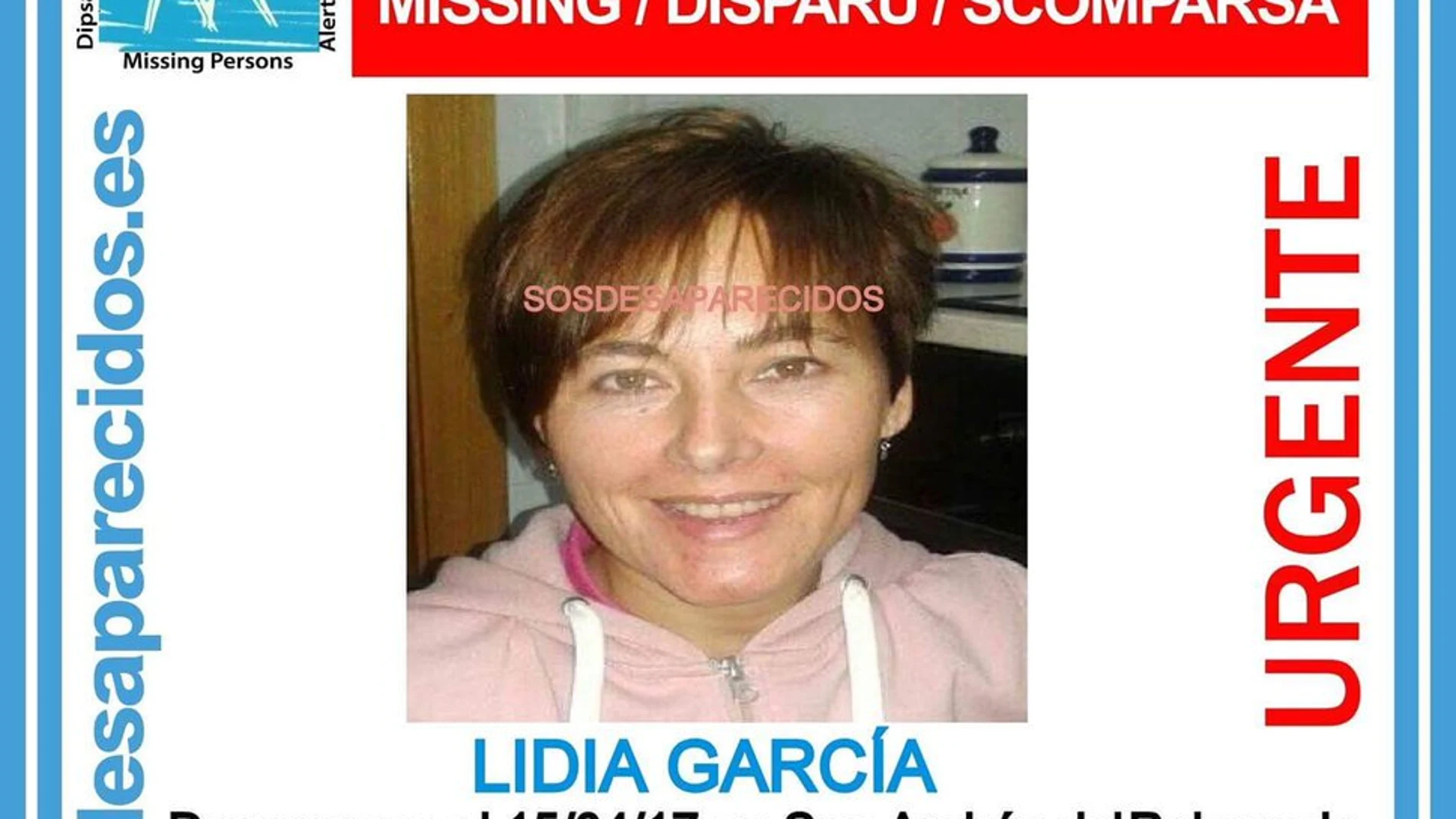 Desaparece Lidia García en San Andrés del Rabanedo (León) Desaparece Lidia García en San Andrés del Rabanedo (León)