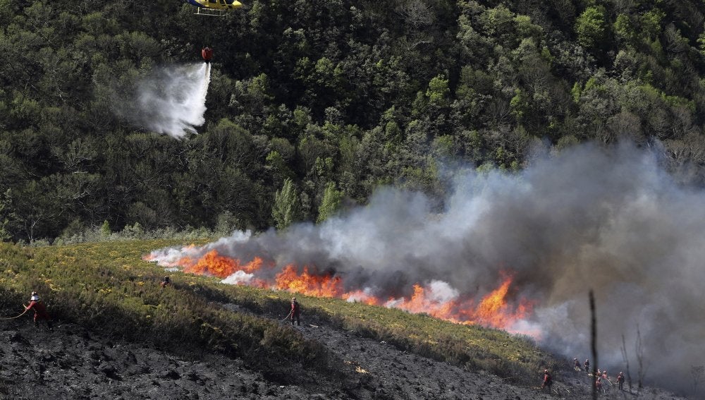 Incendio en El Bierzo