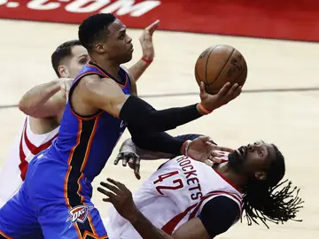 Westbrook, ante los Rockets Westbrook, ante los Rockets