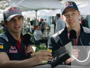 Sainz y Kvyat, en el test de la Fórmula 1