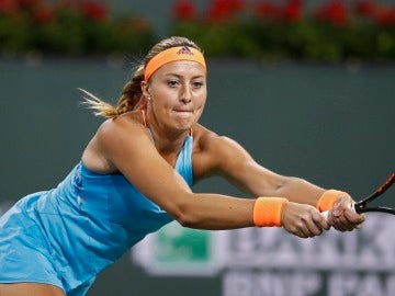 La tenista francesa Kristina Mladenovic La tenista francesa Kristina Mladenovic
