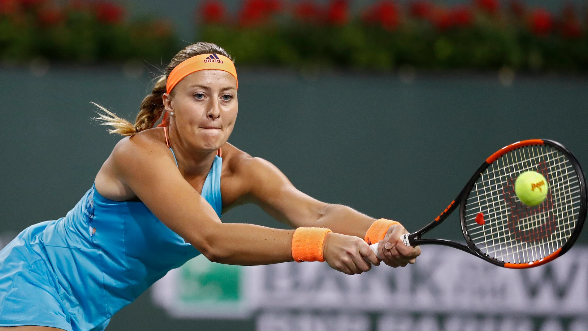 La tenista francesa Kristina Mladenovic La tenista francesa Kristina Mladenovic