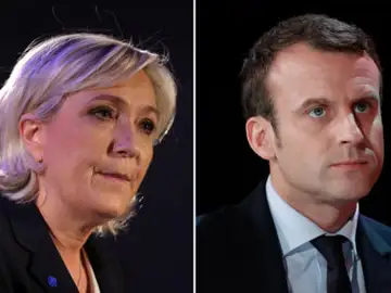 Macron y Le Pen Macron y Le Pen