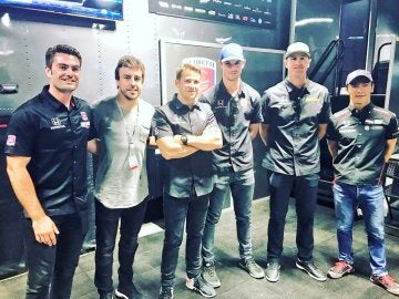 Alonso, con el equipo Andretti