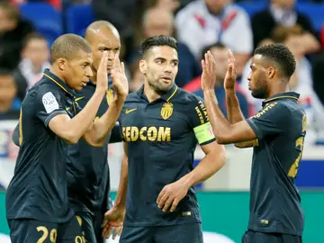 Falcao celebra un gol con el Mónaco Falcao celebra un gol con el Mónaco