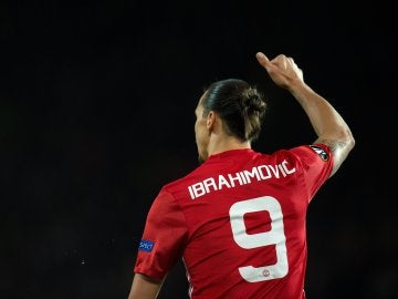 Ibrahimovic celebrando un gol