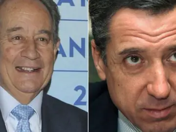 Juan Miguel Villar Mir y Eduardo Zaplana Juan Miguel Villar Mir y Eduardo Zaplana