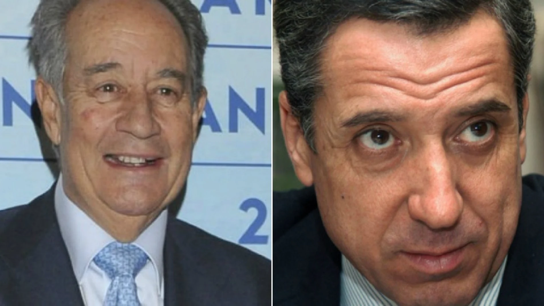 Juan Miguel Villar Mir y Eduardo Zaplana Juan Miguel Villar Mir y Eduardo Zaplana