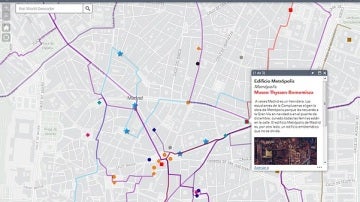 Mapa 'Mapa 'Madrid, ciudad de las mujeres''
