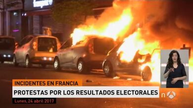 Seis heridos y 29 detenidos por los graves incidentes y protestas en Francia durante la noche electoral