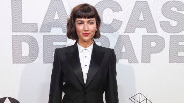 Úrsula Corberó, con un look muy masculino