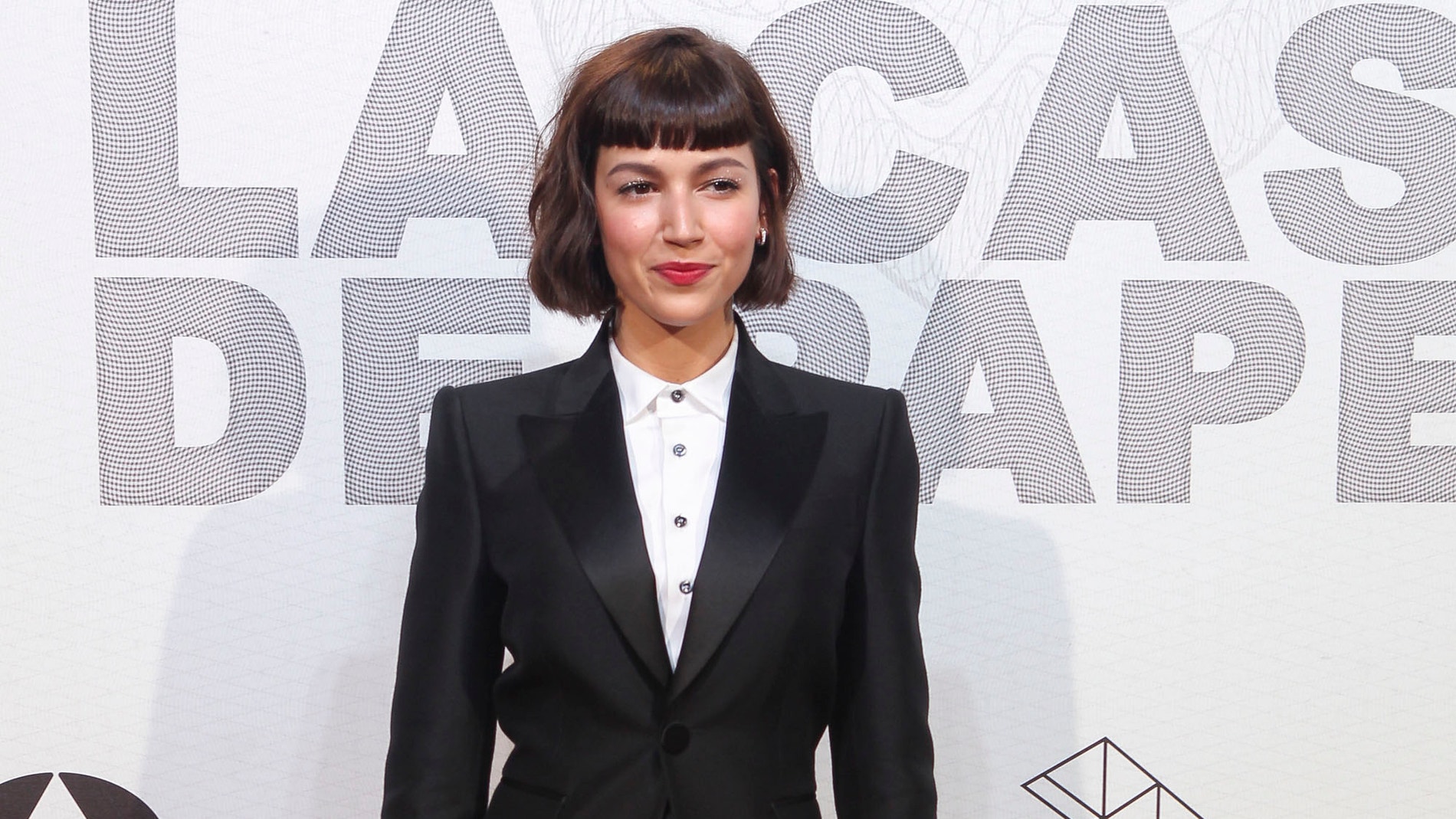Úrsula Corberó, con un look muy masculino