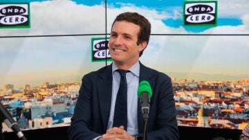 Pablo Casado durante una entrevista en Onda Cero