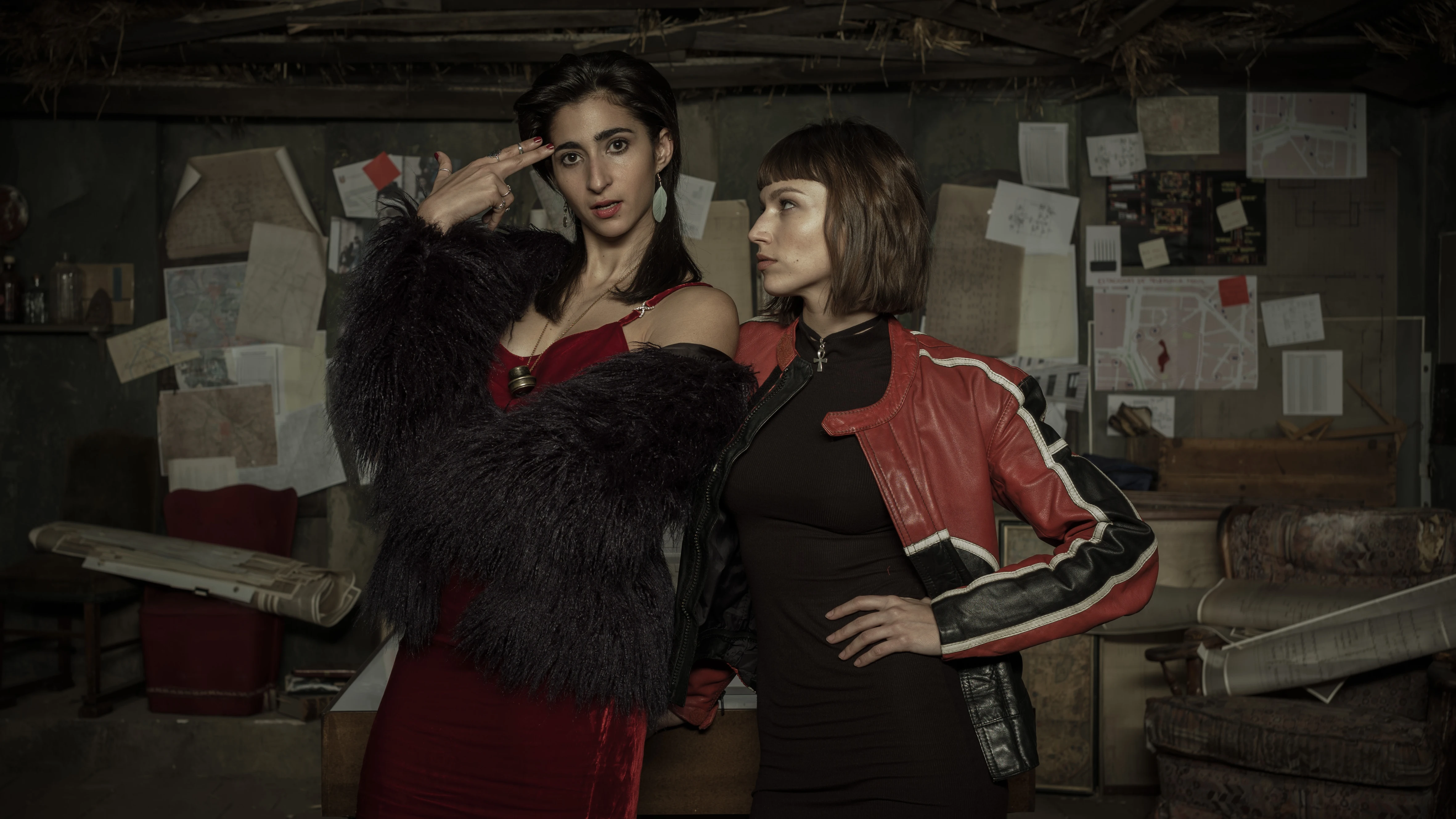 Nairobi y Tokio en 'La casa de papel' Nairobi y Tokio en 'La casa de papel'