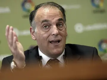 Javier Tebas durante un acto Javier Tebas durante un acto