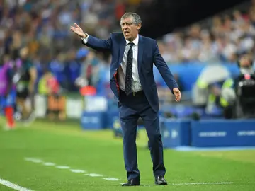 Fernando Santos durante un partido con Portugal Fernando Santos durante un partido con Portugal