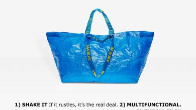 La respuesta de Ikea al diseño de un bolso inspirado en sus clásicas bolsas azules