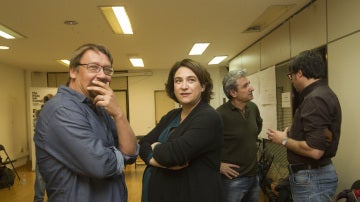 Ada Colau y Xavier Domenéch