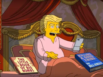 Parodia en 'Los Simpson' de los 100 primeros días de Donald Trump como presidente de EEUU Parodia en 'Los Simpson' de los 100 primeros días de Donald Trump como presidente de EEUU