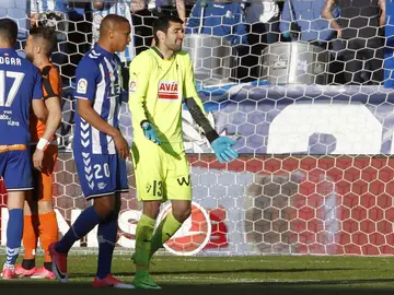 Asier Riesgo fue expulsado en el partido Asier Riesgo fue expulsado en el partido