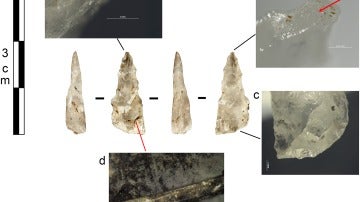 Descubren los primeros proyectiles de la Edad de Piedra