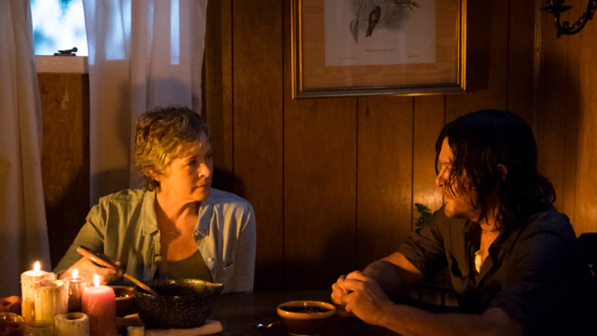 Carol y Daryl en la séptima temporada de 'The Walking Dead'