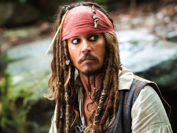 Jack Sparrow en 'Piratas del Caribe'