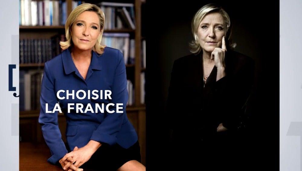 Frame 16.987655 de: "Elegir Francia", el eslogan de Le Pen para la segunda vuelta