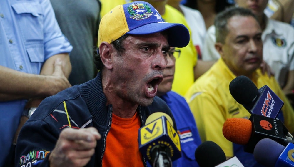 El gobernador del estado Miranda, Henrique Capriles