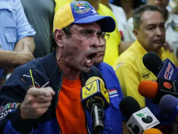 El gobernador del estado Miranda, Henrique Capriles El gobernador del estado Miranda, Henrique Capriles