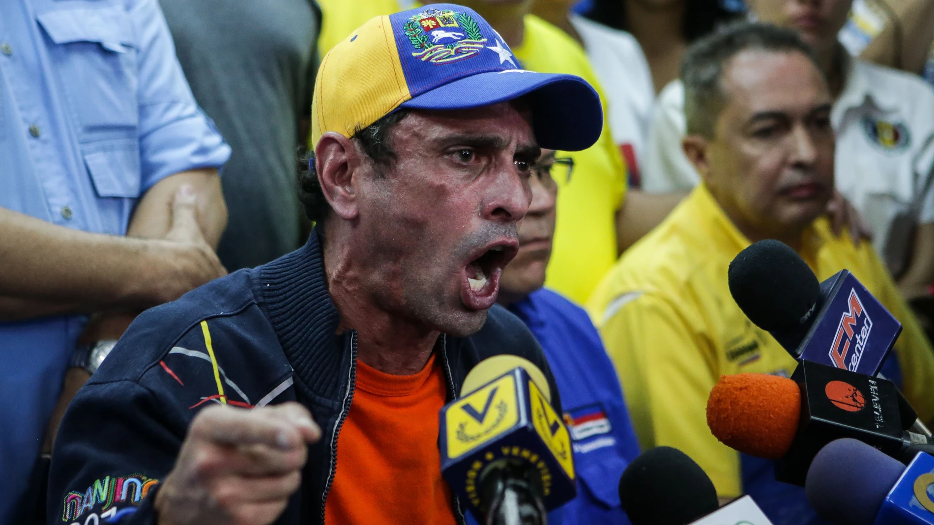 El gobernador del estado Miranda, Henrique Capriles El gobernador del estado Miranda, Henrique Capriles