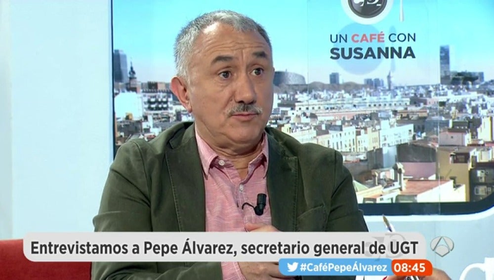 Pepe Álvarez, líder de UGT