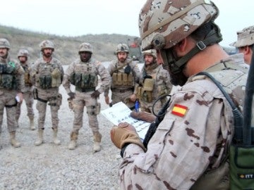 Miembros del Ejército español