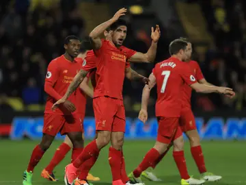 Emre Can celebra un gol con el Liverpool Emre Can celebra un gol con el Liverpool