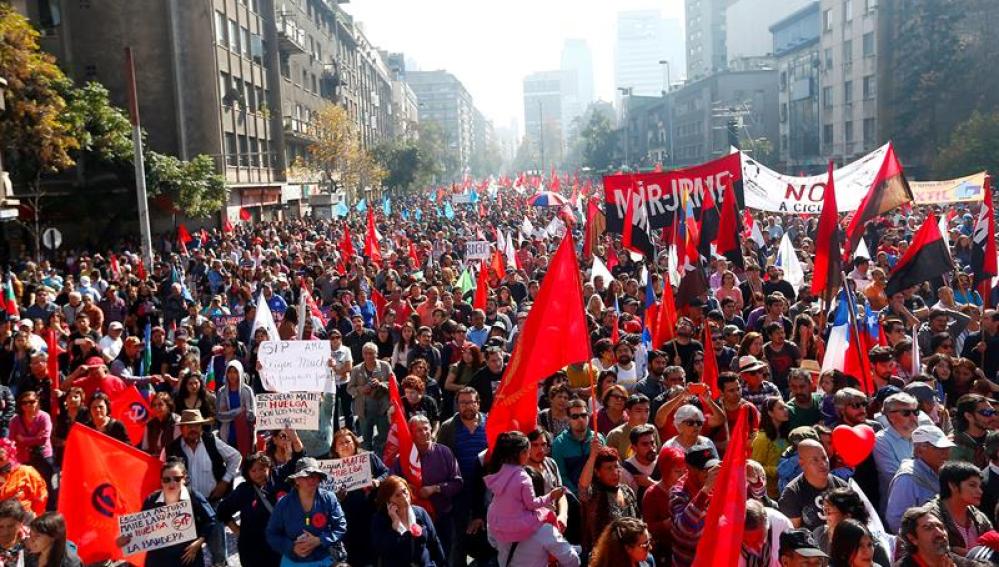 Manifestación en Chile