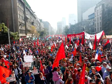 Manifestación en Chile Manifestación en Chile