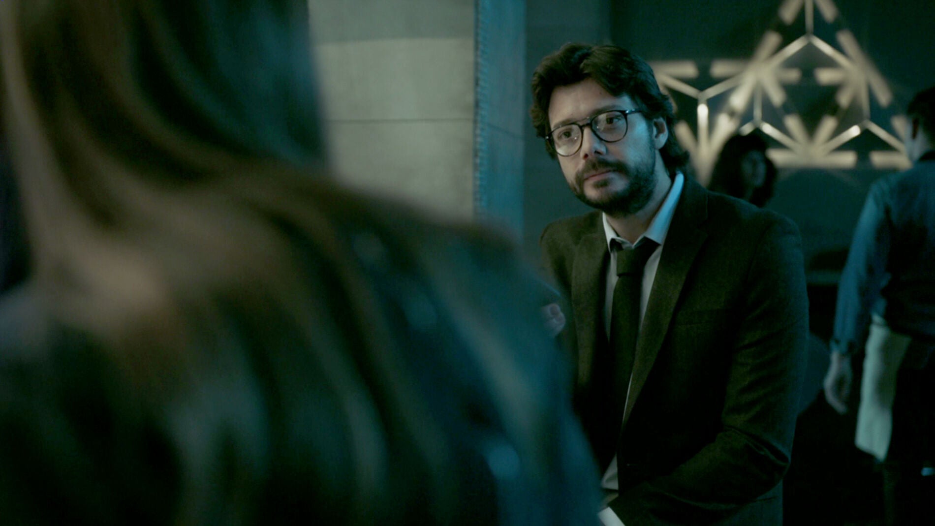 El Profesor, cara a cara con la inspectora Murillo