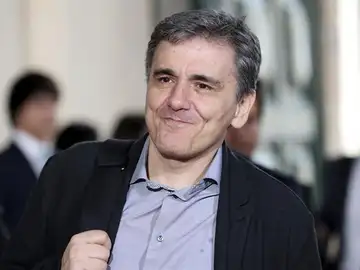 El ministro de Finanzas griego, Euclides Tsakalotos El ministro de Finanzas griego, Euclides Tsakalotos
