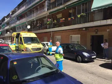 Los servicios de Emergencias han acudido al lugar de los hechos Los servicios de Emergencias han acudido al lugar de los hechos