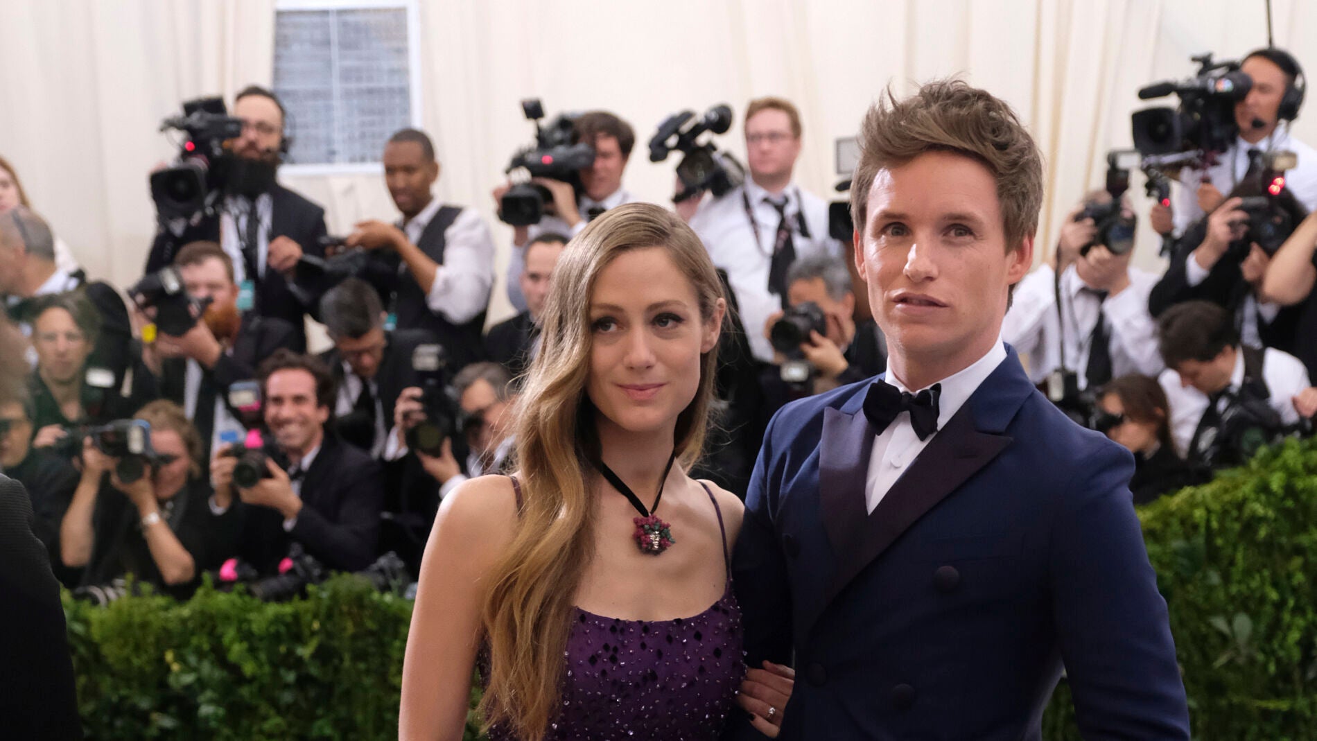 Hannah Bagshawe y Eddie Redmayne 