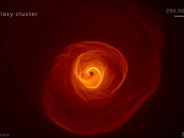 Se descubre un tsunami cósmico que dobla en tamaño a la Vía Láctea Se descubre un tsunami cósmico que dobla en tamaño a la Vía Láctea