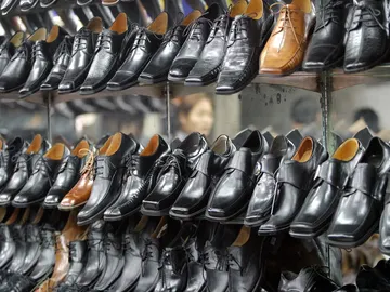 Tienda de zapatos. Tienda de zapatos.