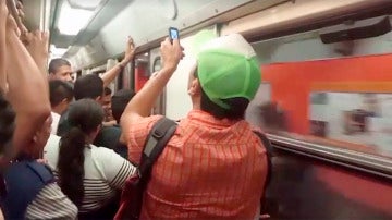 Captura del vídeo del metro de México