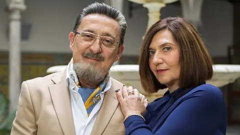 Mariano Peña y Ane Gabarain en 'Allí Abajo' Mariano Peña y Ane Gabarain en 'Allí Abajo'