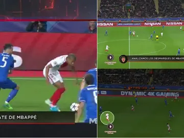Mbappé, en acción ante la Juventus Mbappé, en acción ante la Juventus