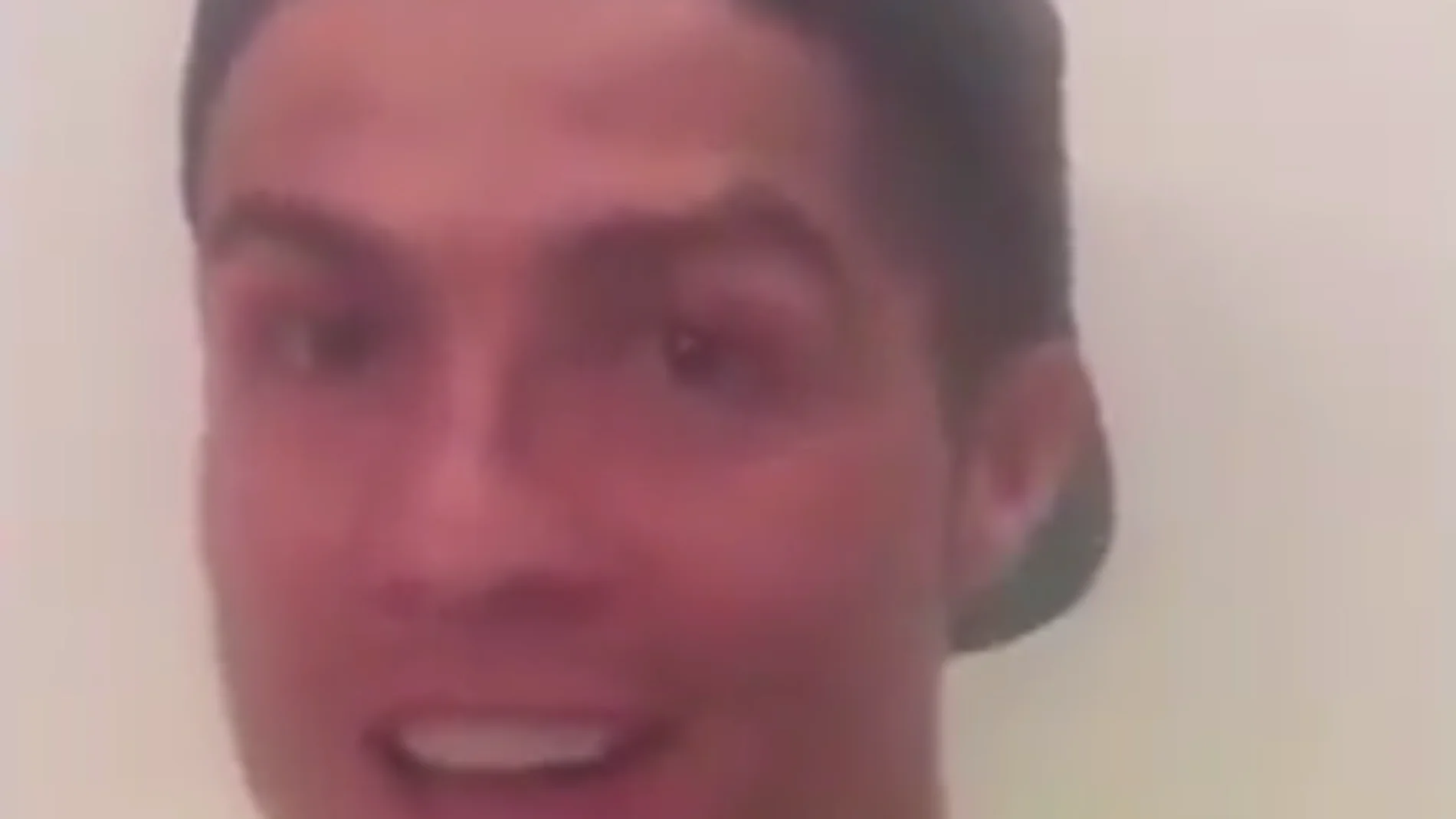 Cristiano Ronaldo, en un mensaje en su cuenta de Instagram Cristiano Ronaldo, en un mensaje en su cuenta de Instagram