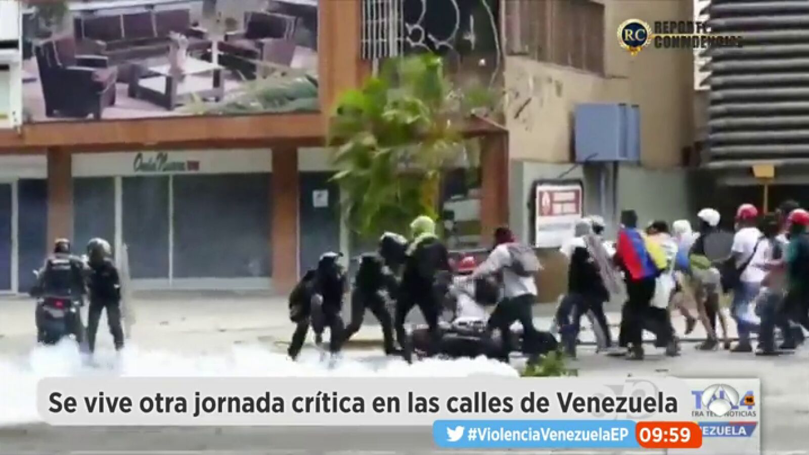 Jornada trágica en las calles de Venezuela con la muerte de un joven de 17 años