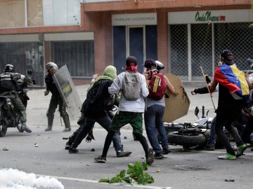 Disturbios en una nueva jornada de protestas en Venezuela