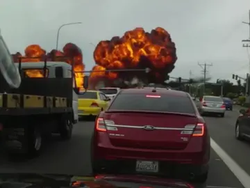 Explosión de un avión en Washington Explosión de un avión en Washington